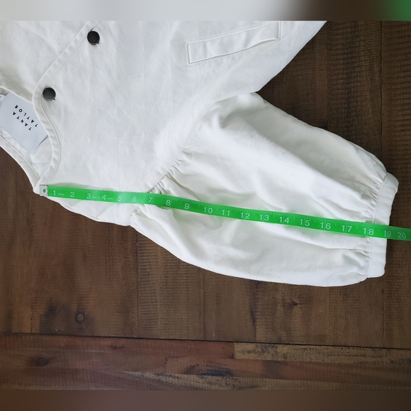 Tanya Taylor "Samantha" Puff Sleeve Cropped Jacket, Lined, Cream, Sm, NWT - Picture 12 of 16